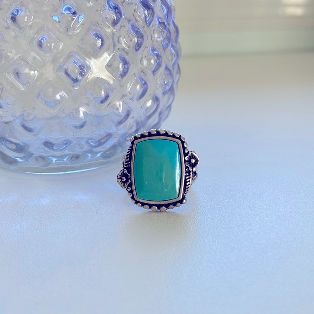 Vintage SS Turquoise Ring